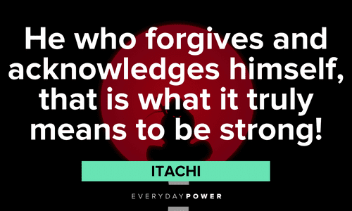 Itachi Quotes about forgiveness