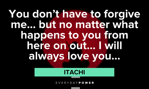 Itachi Quotes about love