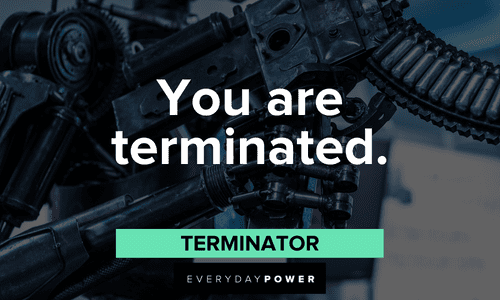 best short Terminator Quotes
