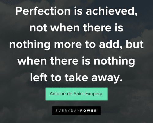 Perfection Quotes to achieved the success