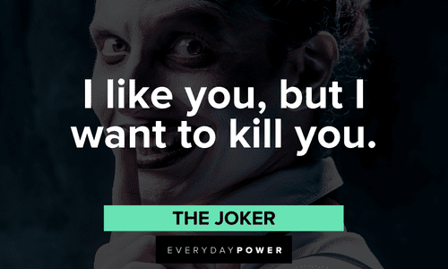 Joker quotes about killing people