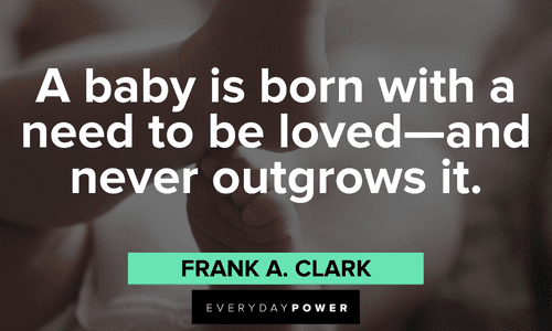 Baby quotes on love