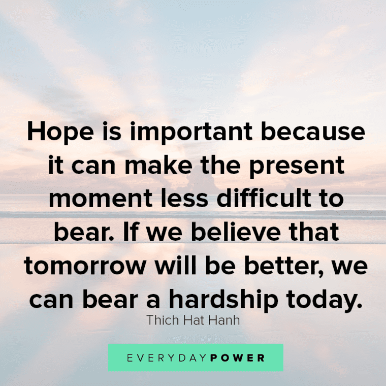 thich hat hanh quotes about hope