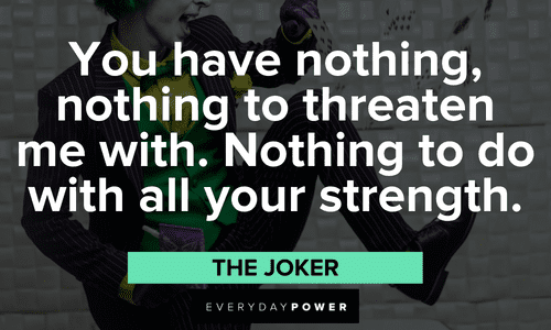 Joker quotes and lines