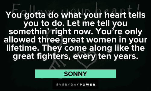 A Bronx Tale movie quotes from sonny