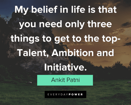 Ambition Quotes about life