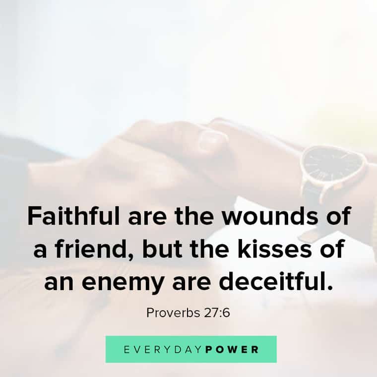 Faithful Are the Wounds of a Friend