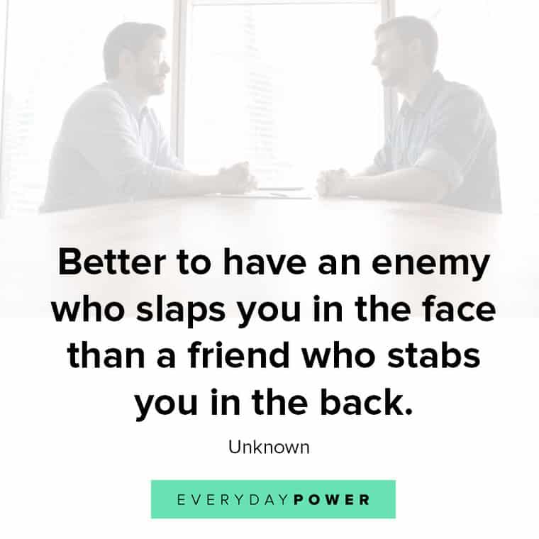 Betrayal Quotes About Enemies