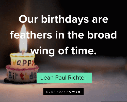 Birthday Quotes about time