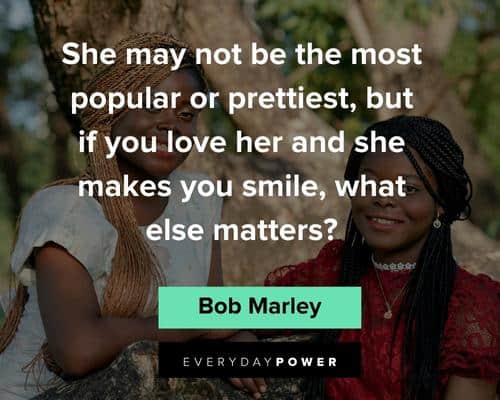 bob marley quotes about love only once in your life