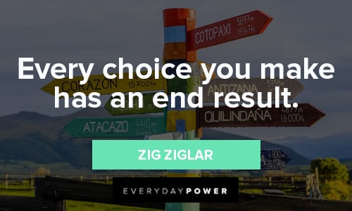 Choice Quotes About Results