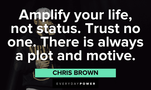 wise Chris Brown Quotes