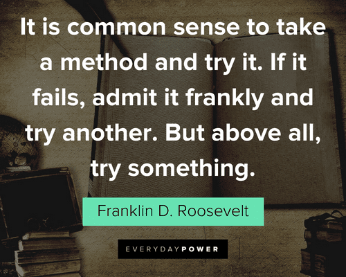 Common Sense Quotes about failing
