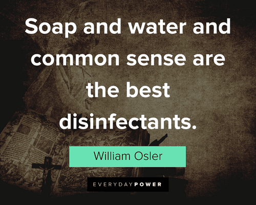 Common Sense Quotes about disinfection