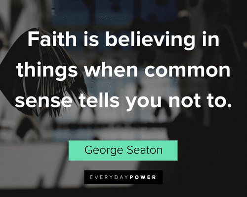 Common Sense Quotes about faith