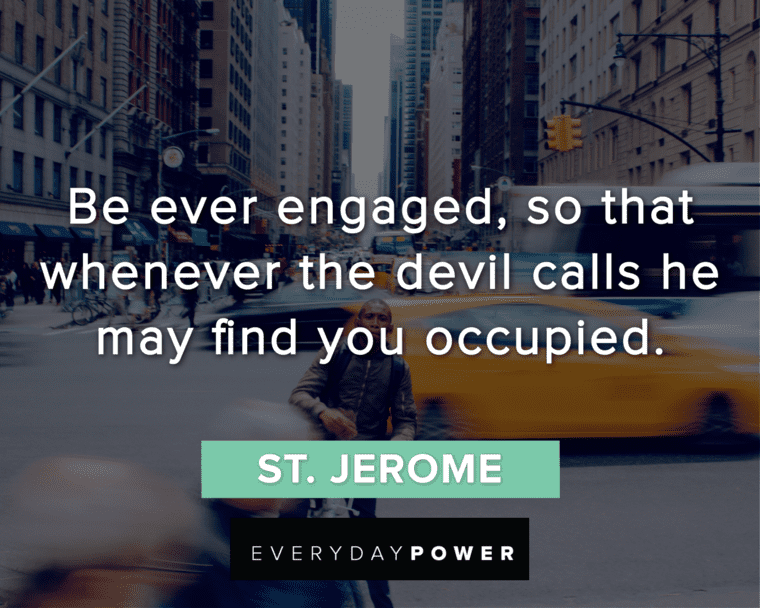 Devil Quotes About Being Occupied