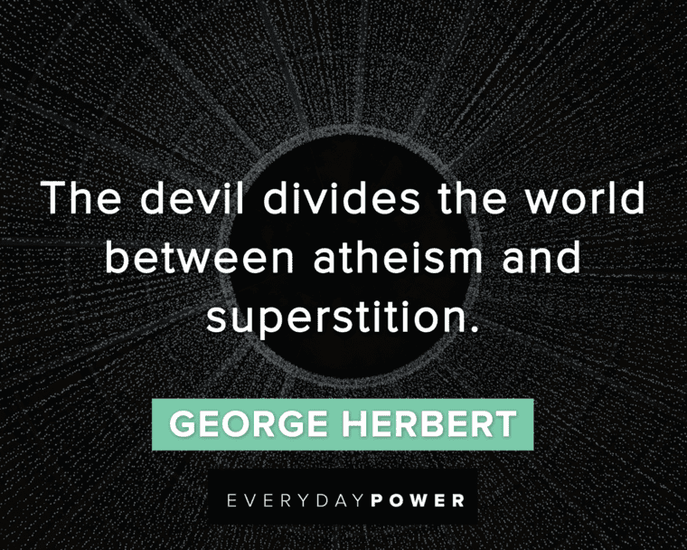 Devil Quotes About Atheism