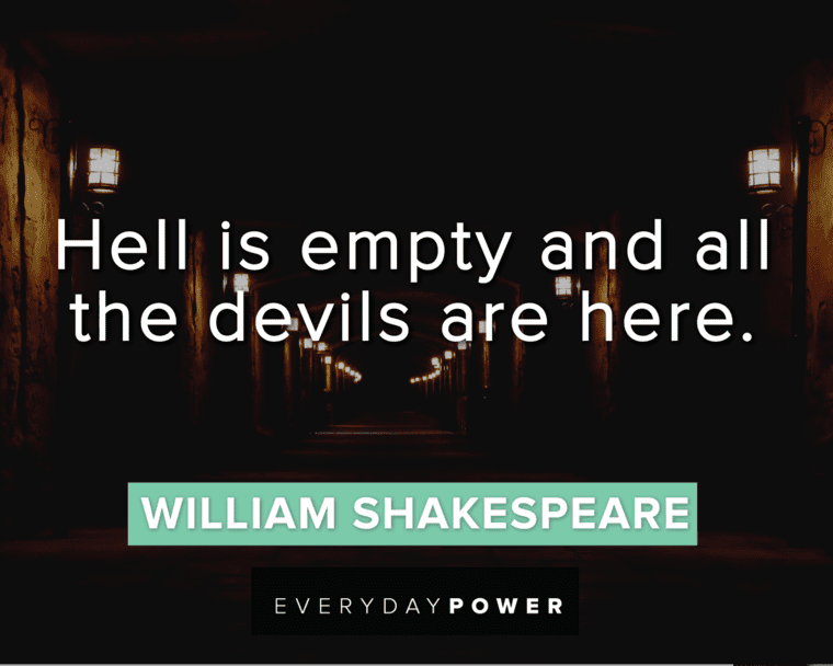 Devil Quotes About Empty Hell