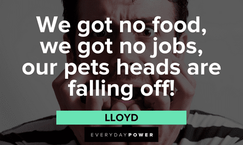 Dumb and Dumber quotes from loyd