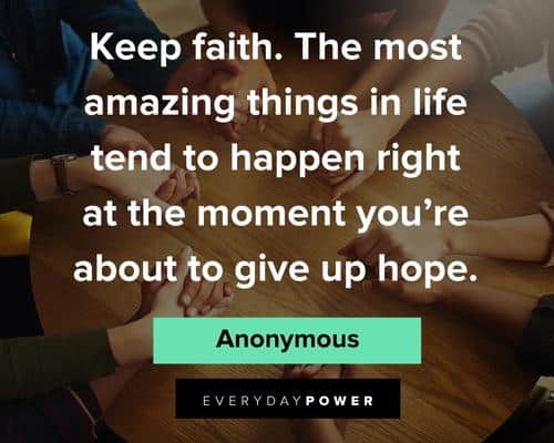 Faith Quotes about Hope