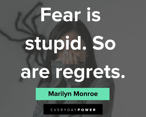 fear quotes about regrets