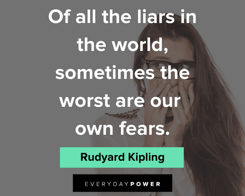fear quotes about our own fears