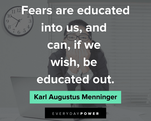 fear quotes about education