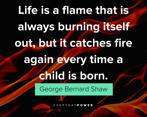 Fire Quotes About Birth