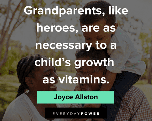 grandma quotes about child's growth
