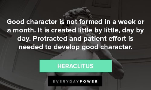 Greek Philosopher Quotes about good character