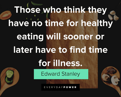 eat healthy think better quotes