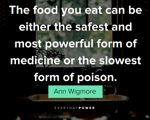 Healthy Eating Quotes About Food Being Medicine
