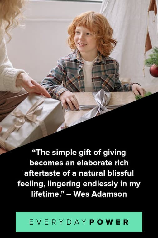 Helping Others Quotes About Gifts
