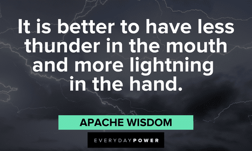 Indigenous People’s Quotes from apache wisdom