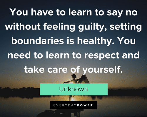 Say No Quotes about setting boundaries