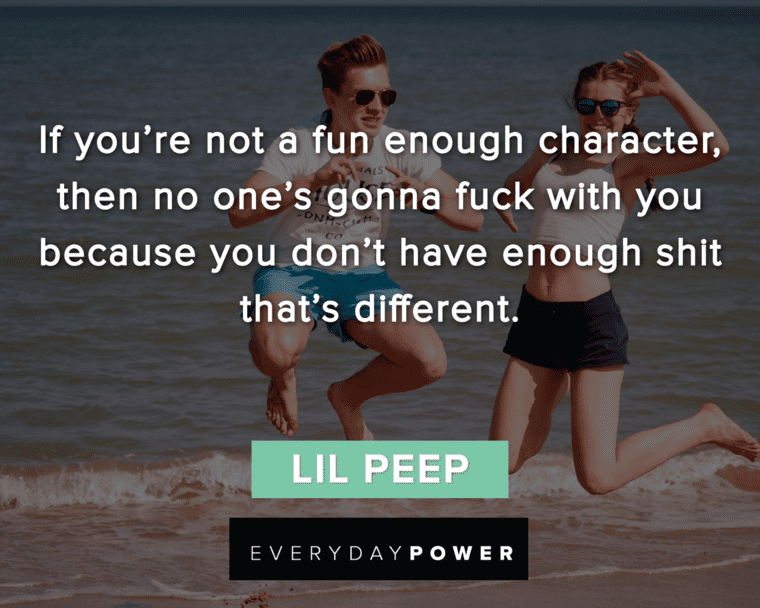 Lil Peep Quotes About Character
