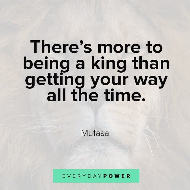 lion king quotes about King