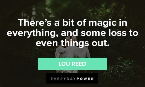 Magic Quotes About Loss