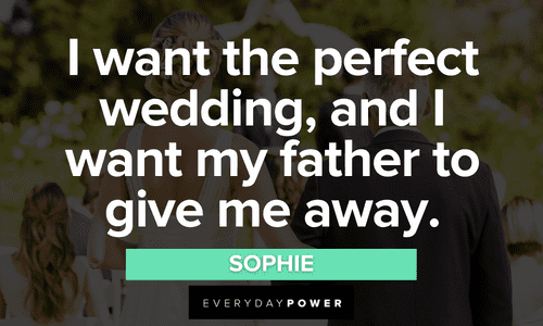 Mamma Mia Quotes about wedding