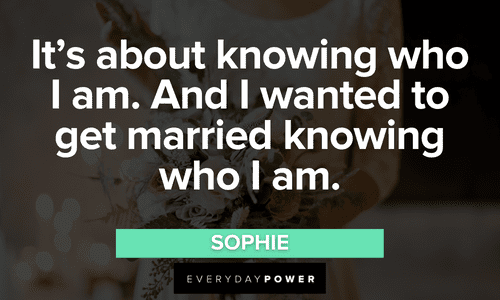 Mamma Mia Quotes about marriage