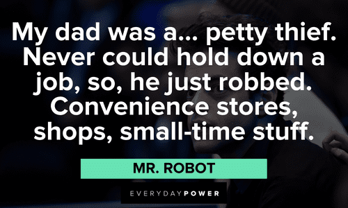 memorable Mr. Robot quotes