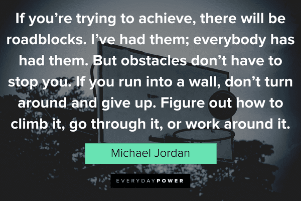 Michael Jordan Quotes About obstacles
