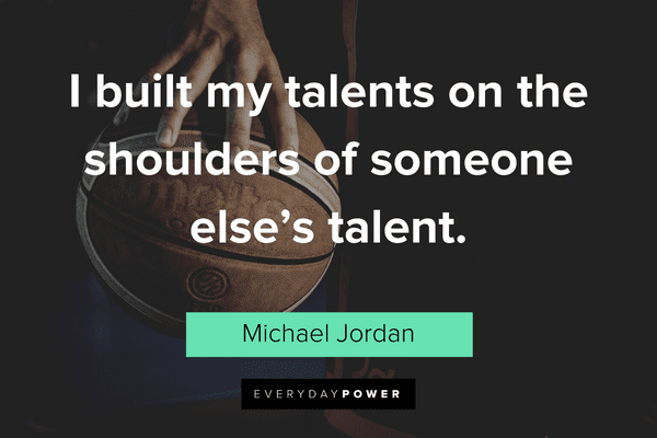 Michael Jordan Quotes About talent