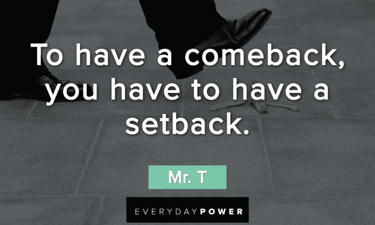 Mindset Quotes About Making a Comeback After a Setback