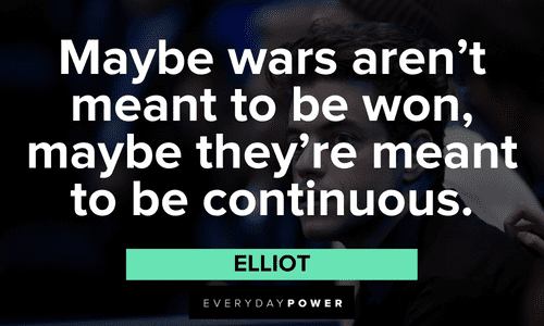 Mr. Robot quotes about wars