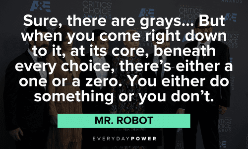 wise Mr. Robot quotes