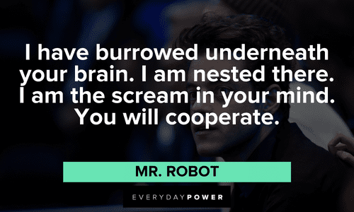 Mr. Robot quotes and sayings