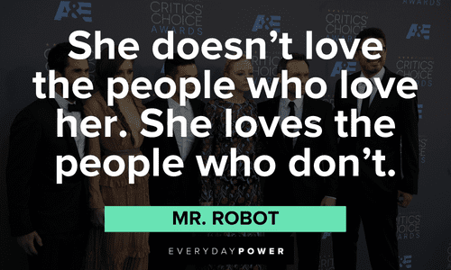 Mr. Robot quotes about love