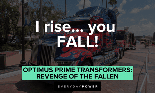Optimus Prime quotes about rising up