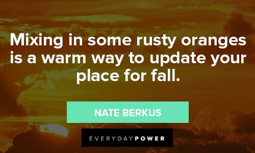 Orange Quotes About Fall